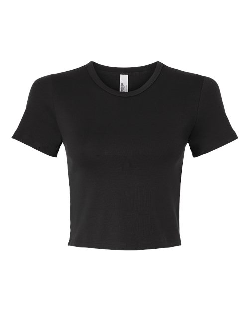 Women's Baby Rib Fitted Cropped Tee