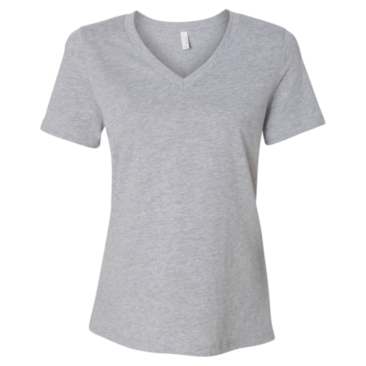 Women's Relaxed Heather CVC V-Neck
