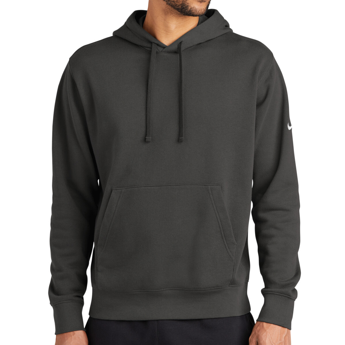 Club Fleece Sleeve Swoosh Pullover Hoodie