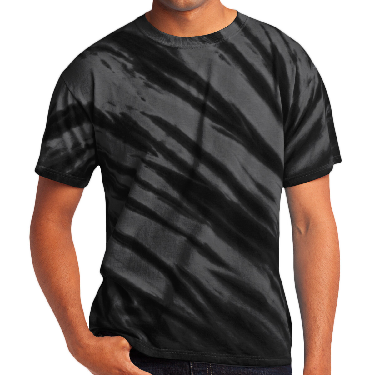 Tiger Stripe Tie Dye Tee